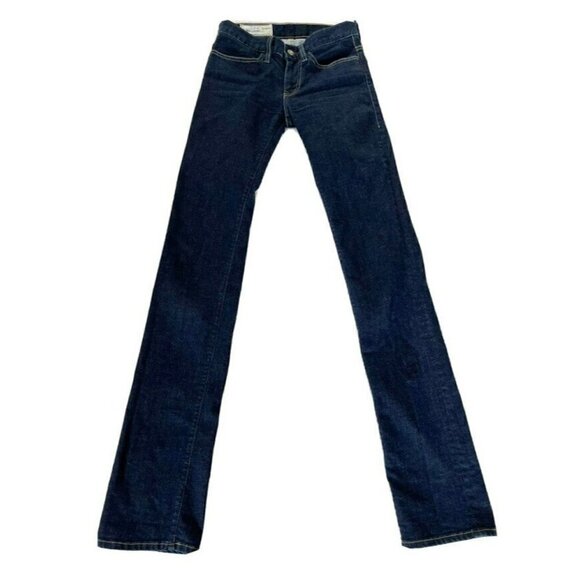 Imogene + Willie  Womens  Sz 24 Dark Wash Mid Rise Denim Straight Leg Jeans - Picture 1 of 9